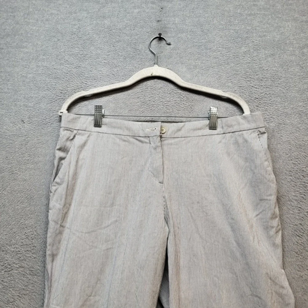 Etro Men Pants 46 Gray Striped Dress Pants 28